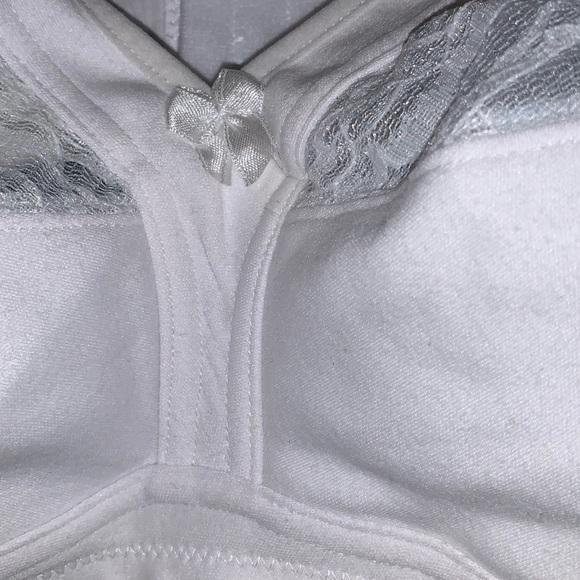 PlusForm Instant Shaping Cotton Comfort Floral Lace Wireless Bra Bundle Of 2 - Picture 10 of 16